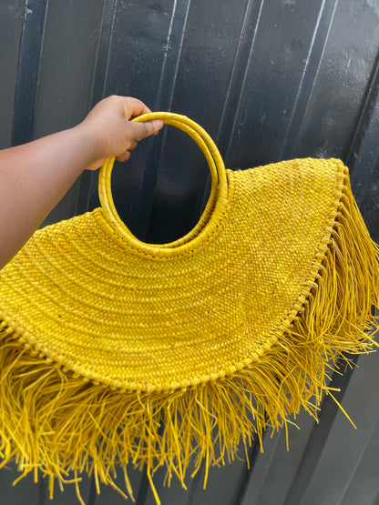 Raffia Shake Body Bag