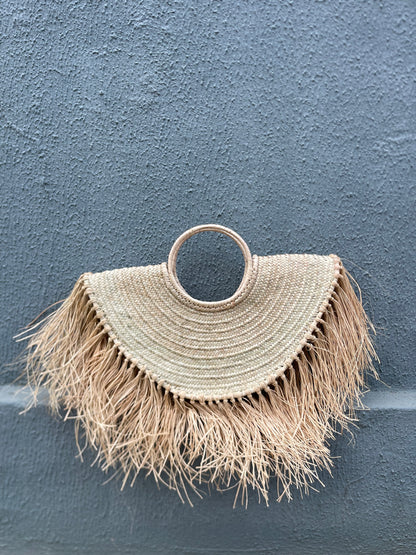 Raffia Shake Body Bag