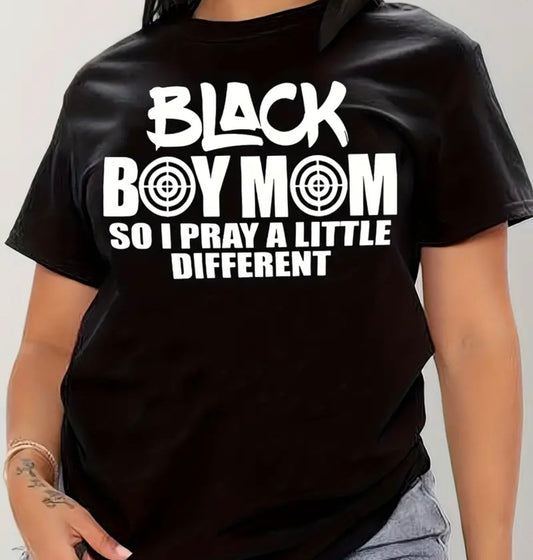 Ladies Boy Mom Tee