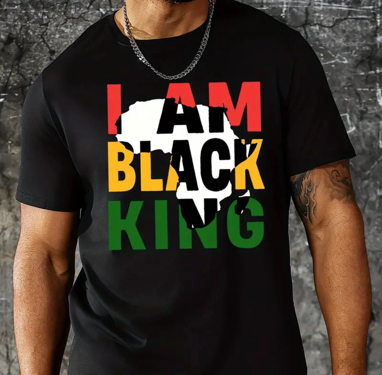 Men’s Black King tee