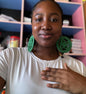 Raffia “Teni” earrings