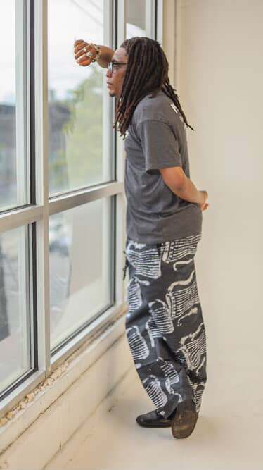 Adire Djembe Drum Pant