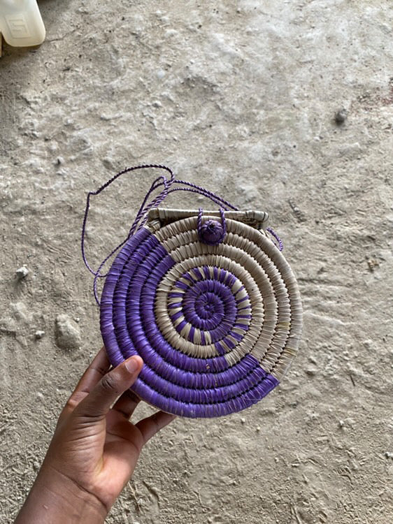 Handwoven Ayo Swirl Bag