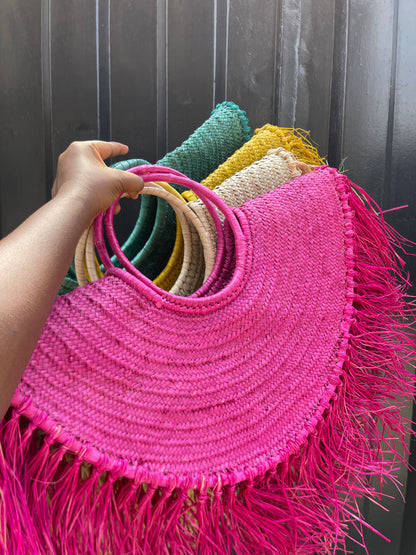 Raffia Shake Body Bag