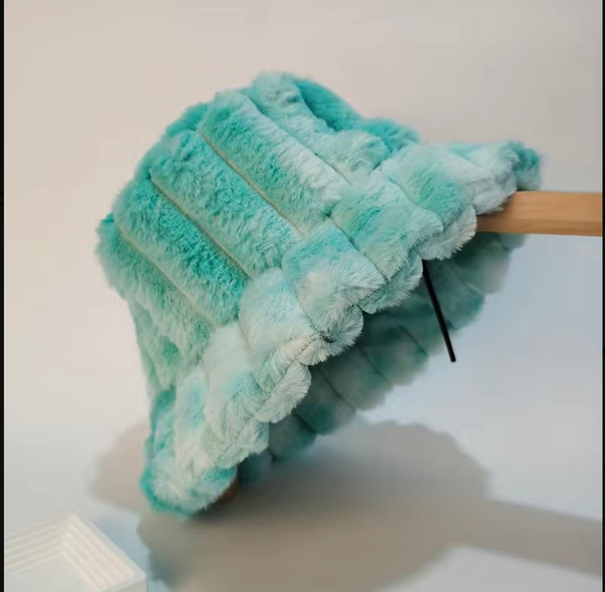 Teal Fur Crowntopper