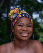 "Benin" Wax Headwrap